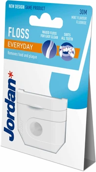 Зубна нитка-флос Jordan Everyday з фтором і м'ятою 50 м (7046110052686)