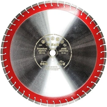 Диск алмазный S&R Premium Segment 450х25,4 мм (252423450)