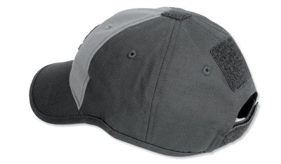 Helikon - Кепка з логотипом - PolyCotton Ripstop - Black / Shadow Grey - CZ-LGC-PR-0135B