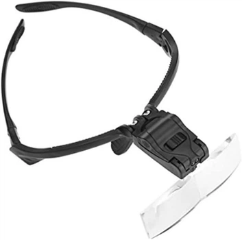 Лупа-окуляри бінокулярна з Led підсвічуванням, 1X 1,5X 2X 2,5X 3,5Х Magnifier 9892B