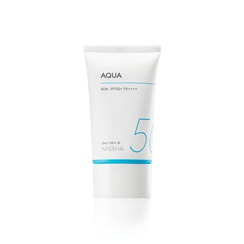 Зволожуючий сонцезахисний гель MISSHA All-around Safe Block Aqua Sun Gel SPF50+ PA+++ 50 ml