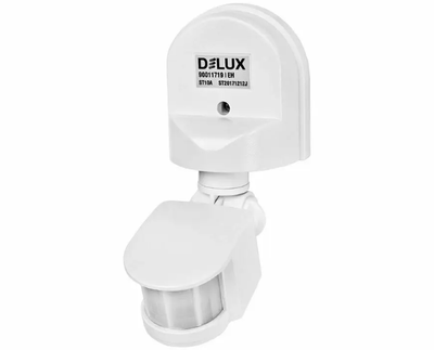 Датчик руху DELUX ST10A 180* білий,чорний 90011719