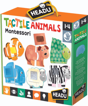Dotykowa gra logiczna Headu Montessori Animals (HDUIT20188)