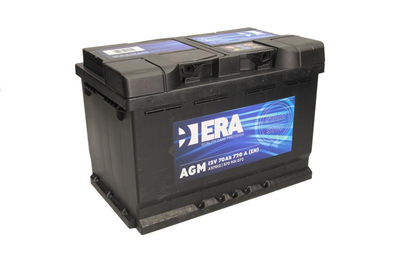 Аккумулятор - ERA AGM / 70 Ah / EN 720 / 278x175x190 (ДхШхВ) / R"+" / START-STOP