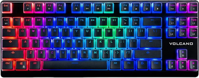 Клавіатура дротова Modecom Volcano Lanparty Pudding Edition Outemu Blue USB Black (K-MC-LANPARTY-U-RGB-BLUE-PUDD)