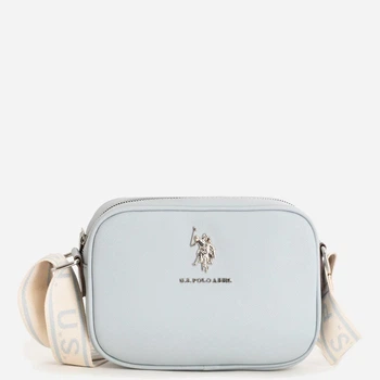 Сумка крос-боді через плече жіноча маленька U.S. Polo Assn 27A278-AA00A(Slate Blue)_1SZ Блакитна (786660982565)