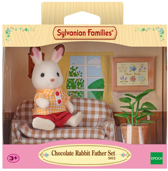 Zestaw Sylvanian Families Czekoladowy tata królik na sofie (SLV5013)