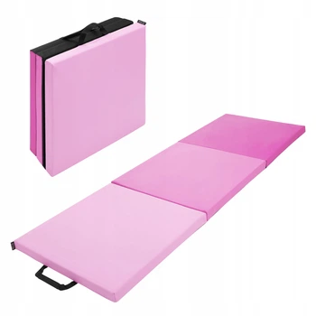 Мат гимнастический складной 4FIZJO 180 x 60 x 5 см Pink/Light Pink (P-5907739319678)