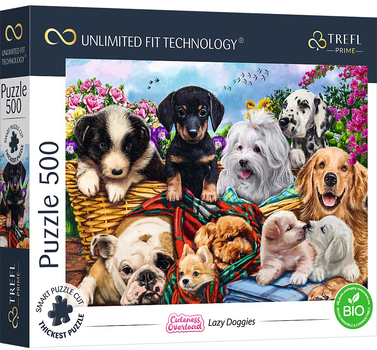 Puzzle Trefl Lazy Doggies 500 elementów (5900511374643)