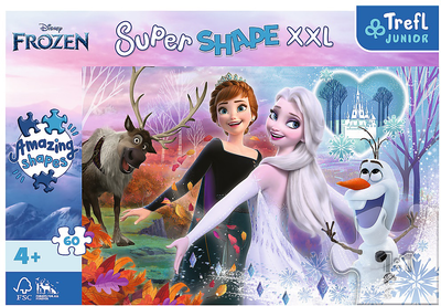 Puzzle Trefl Tańczące Siostry Frozen 60 elementów (5900511500103)