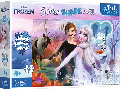 Puzzle Trefl Tańczące Siostry Frozen 60 elementów (5900511500103)