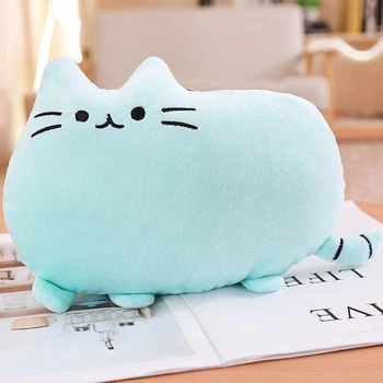 Игрушка плюшевая кот 40 см голубой