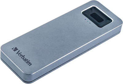 SSD диск Verbatim Executive Fingerprint Secure 512GB USB 3.0 Type-C Grey