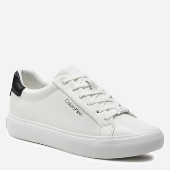 Sneakersy damskie skórzane Calvin Klein ckhw0hw020370li 36 Białe (8720109581133)