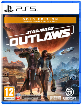 Гра PS5 Star Wars Outlaws Gold Edition (Blu-Ray) (3307216284543)