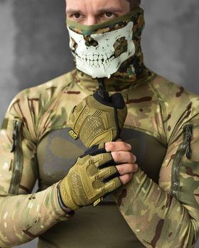 Тактичні рукавиці mechanix mpact® fingerless coyote gloves 0 XL