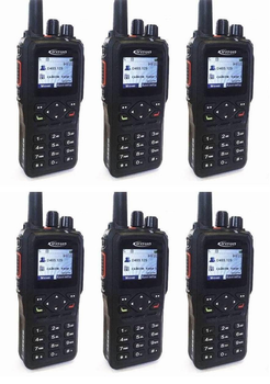 Комплект 6 шт Радіостанція портативна Kirisun DP990 DMR VHF 136-174 мГц AES 256