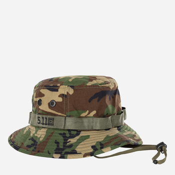 Панама тактична чоловіча 5.11 Tactical Boonie Hat Woodland 89514-938 L/XL Камуфляж (888579647341)