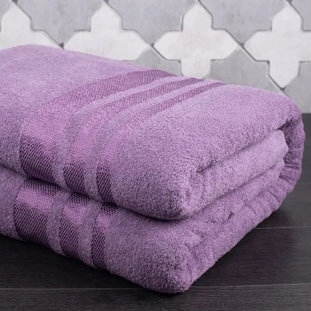 Простирадло махрове Aisha 400г/м2, Пурпурний, Полуторний, 150x200 см