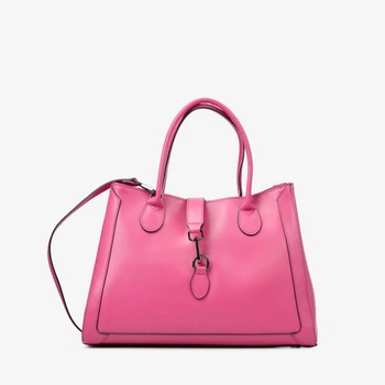 Сумка жіноча шкіряна шоппер велика Regina Notte Shopper 3177 Фуксія