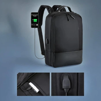 Сумка-рюкзак для ноутбука и путешествий, USB-рюкзак, рюкзак для ноутбука 15,6 дюймов