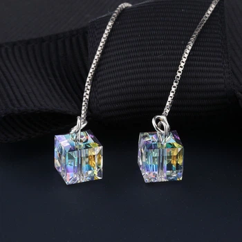 Серьги-протяжки с подвесками Honey Fashion Accessories серебристый (12-154)