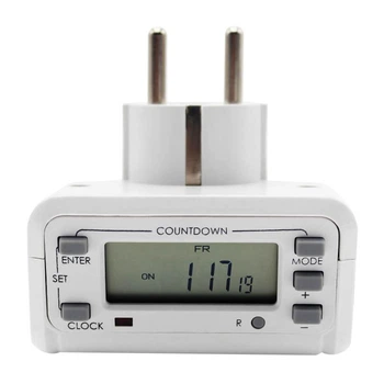 Розетка з таймером тижнева XON E-Tech SwitchTimer X243 16А 230В Біла (XSTDС072401W 7324)