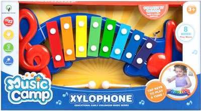 Cymbałki Music Camp Xylophone 8 tonowe (5902643633179)