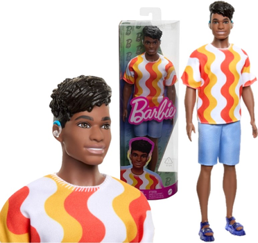 Lalka Mattel Barbie Fashionistas Ken Orange Shirt 30 cm (0194735176830)