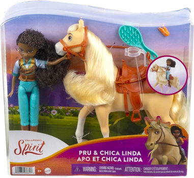 Lalka z akcesoriami Mattel Spirit Prue and Chica Linda 17.5 cm (0194735036813)