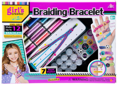 Zestaw do robienia bransoletek Girls Creator Braiding Bracelet (5908275100751)
