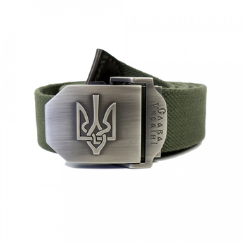 Ремінь Helikon-Tex з гербом України, Olive green L (PS-CUA-CO-02)