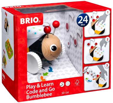 Інтерактивна іграшка Brio Code and Go Bumblebee (7312350301540)