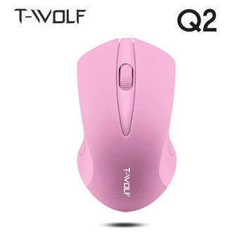 Мишка комп'ютерна usb безпровідна Q2 TOTAL PINK