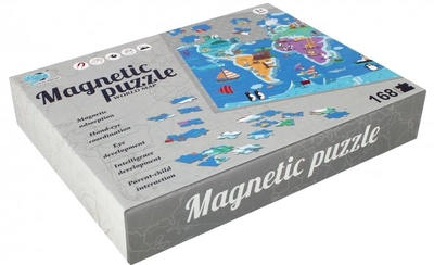 Puzzle magnetyczne Mega Creative Mapa Świata 502398 168 elementów (5904335847406)