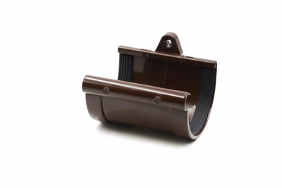 Муфта желоба RainWay 90 мм Коричневая, RAL 8017