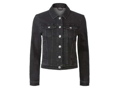 Джинсова куртка прямого крою для жінки Esmara LIDL 416948 36(S) чорний