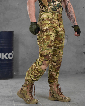 Тактические штурмовые штаны G3 с усиленными наколенниками 2XL мультикам (87357)