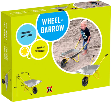 Taczka dla dzieci Amo Toys Wheel Barrow Silver (5713428014898)