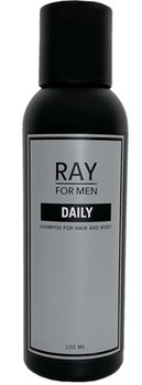 Шампунь для волосся Ray for Men Daily Hair and Body shampoo 100 мл (745178356077)