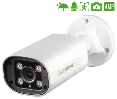 4MP IP PoE Камера відеоспостереження вулична G.Craftsman 3.6мм