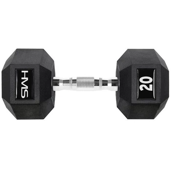 Гантель шестигранна HMS HEX PRO, 20 кг