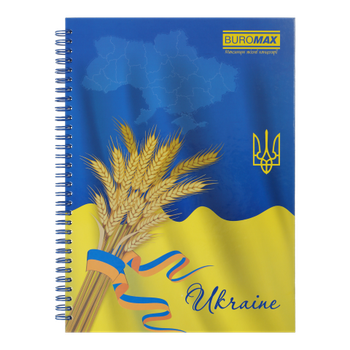 Зошит на спіралі А4 BM.2432 96арк тверда обкладинка клітинка (6)