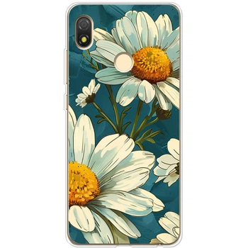 Силиконовый Чехол с Картинкой для Tecno Pop 3 Принт (Цветы, Ромашки) (44375-ysm011)