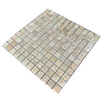 Мраморная мозаика Emperador Light D матовая МКР-2СВ (23x23)