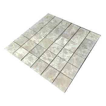 Мраморная мозаика Emperador Light D матовая МКР-3СН (47x47)