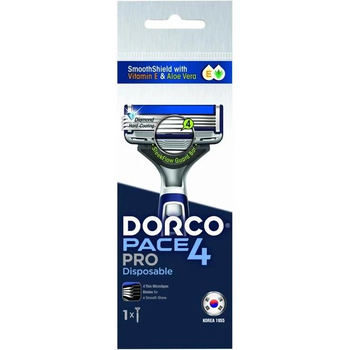 Бритва одноразова для чоловіків Dorco PACE з 4 лезами 1 шт