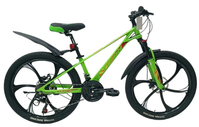 Велосипед Titan 24" Magic 2024 Рама-11" green-yellow