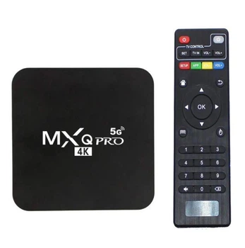 Смарт ТВ Приставка для телевизора TV BOX SMART с пультом TV Box Android MXQ 4 Pro 5 G 4/64GB 4K