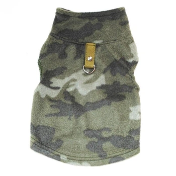 Жилетка для собак с кольцом Pet Style "Рисунок" Хаки XS